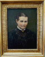 Portrait �l auf Leinwand mit vergoldeten Zierrahmen, ca. 1910, Gem�ldema�e: 40 x 30 cm, 750,-�